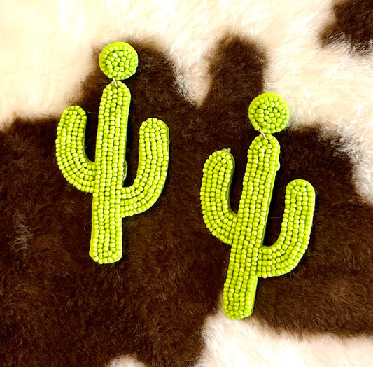 Cool Cactus Earrings
