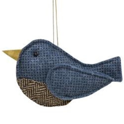Primitive Bluebird Ornament