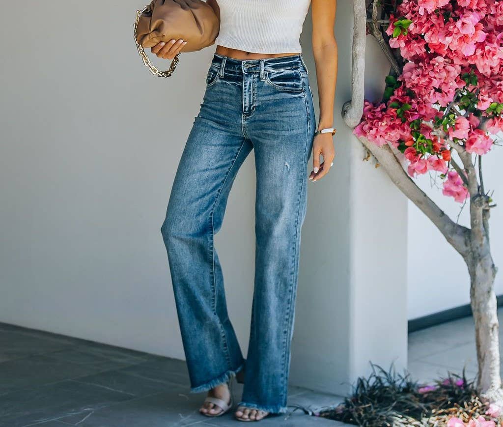 Mid Rise Bootcut Jeans