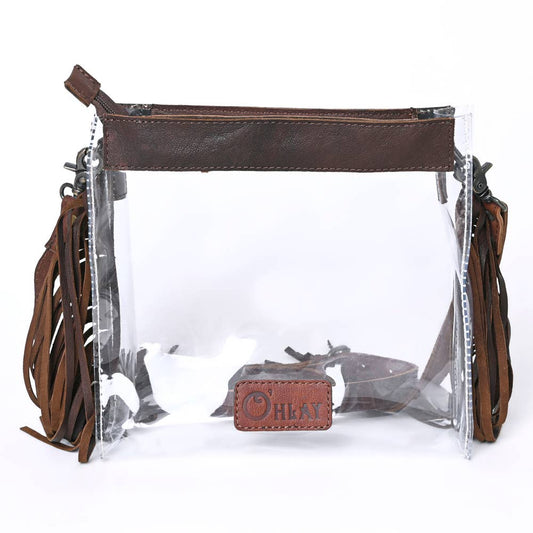 CLEAR BAG Women Leather Bag