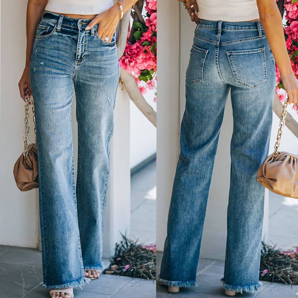 Mid Rise Bootcut Jeans